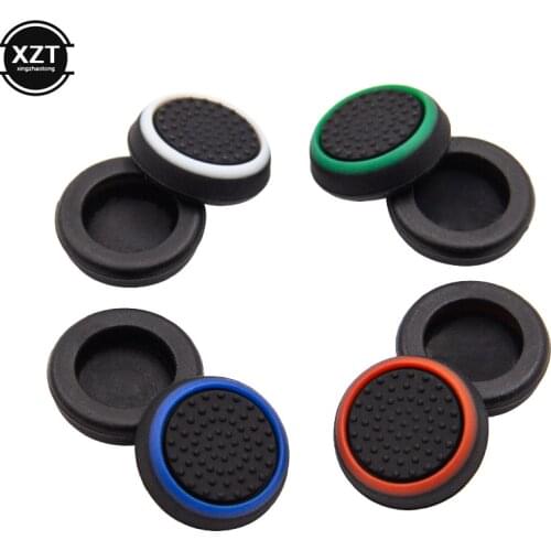 4pcs Silicone Thumb Stick Cover for Xbox 360/One PS4/PS3 PlayStation 4/3 Pro Game Controller Analog Grips Slim Thumbstick Case