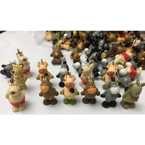 50pcs/lot colorful small animal small toys 3cm, many type of pop capsule dolls,horse lion turtle etc, high quality kids favorate