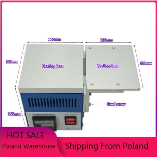 800W Honton HT-1212B Pre-heater Constant Temperature Heating Plate Station with Cooling Aluminum Plate for BGA Soldering