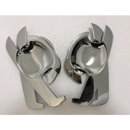 For hilux accessories chrome new design door handle insert bowl fit for toyota hilux vigo 2005-2007 2008 2009 2010 auto part