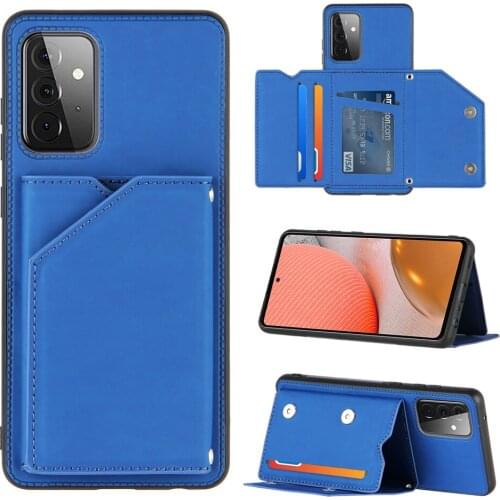 Wallet Leather Case For Samsung Galaxy A52 A72 Cases Magnetic Car Mount Protection Cover For Galaxy A52 5G Stand Phone Cover