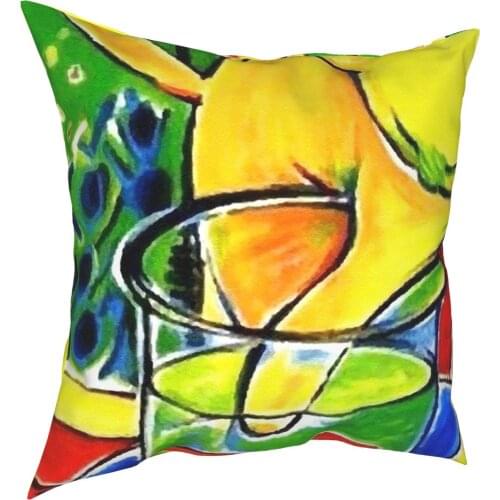Henri Matisse Cat Pillowcase Home Decor Art Cushions Throw Pillow for Car Polyester Double-sided Printing