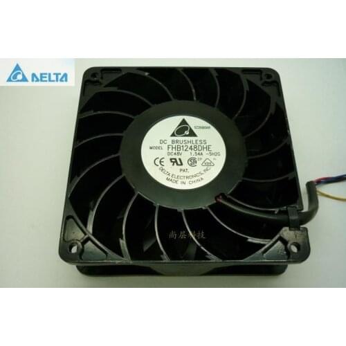 For delta 12038 FHB1248DHE 12cm 120mm DC 48V 1.54A inverter fan violence strong wind cooling fan
