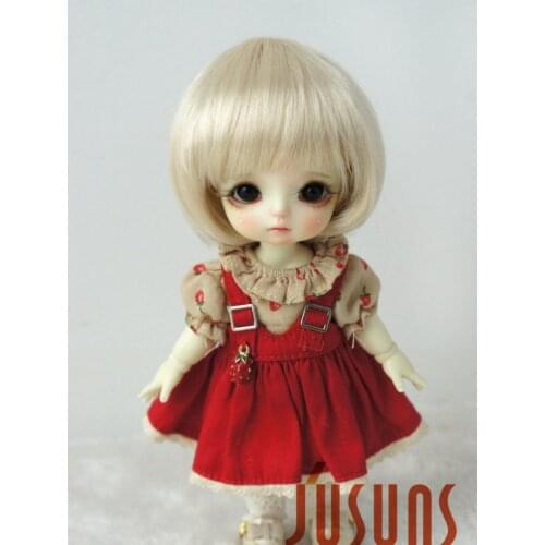 JD025 1/8 1/6 Fashion Short cut BJD wig with bangs for size 5-6inch 6-7inch doll soft synthetic mohair doll accessories