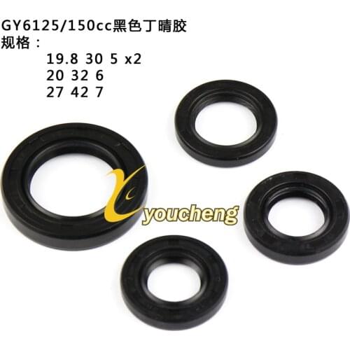 GY6 125cc 150cc 4T Complete Oil Seal Kit 152QMI 157QMJ Scooter Moped ATV Quad Go-Kart Engine Repair Parts QCYF-GY6125