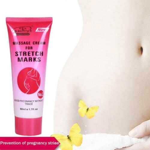 50g Massage Cream For Stretch Marks Striae Gravidarum Effectively Reduce The Dark Wrinkles Or Striae Gravidarum On The Stomach
