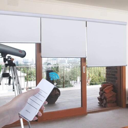 Motorized roller automatic blinds automated smart blinds window shades electric blind