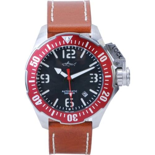 Heimdallr Mens Diving Watch Sapphire Crystal Black Dial Luminous Japan Miyota 8215 Automatic Movement Mens Sporty Watches