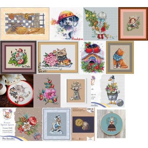 Top selling Girly travel patterns Counted Cross Stitch 11CT 14CT 18CT DIY Chinese Cross Stitch Kits Embroidery Needlework
