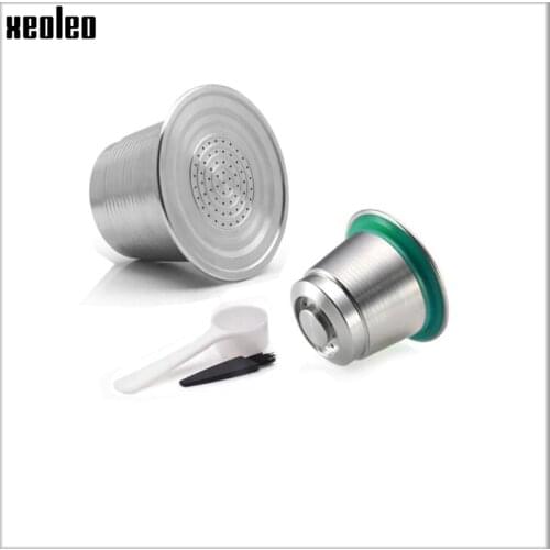 Unlimited filling Nestle Capsule cup Refillable Coffee capsule Cup 304 Stainless steel Reusable Filter Coffee pod Tasse Nespress