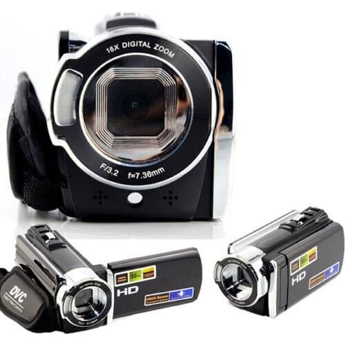 New Arrival A240 Full HD 1080P Video Camcorder 3.0 LCD 16X Zoom Digital Video Camera Black Wholesale