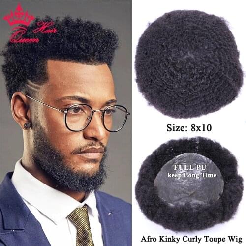 Mens Wigs Indian Human Hair Full Skin PU Toupee Men Capillary Prosthesis Hair Unit Replacement System Hair Pieces Wig For Men