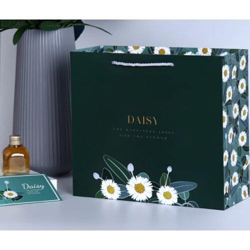 Luxury Custom Logo Printed Retail Clothing Packaging Paper Bag Shopping Packaging Paper Bag For Hair --XP2246