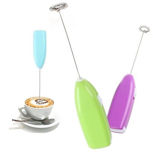 Mini Hand-Held Electric Stainless Steel Milk Frother Mixer Whisk Egg Beater Tool