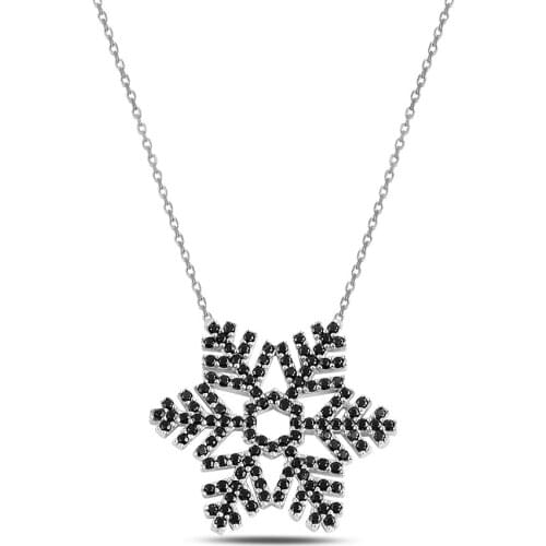 Silver Snowflake Necklace