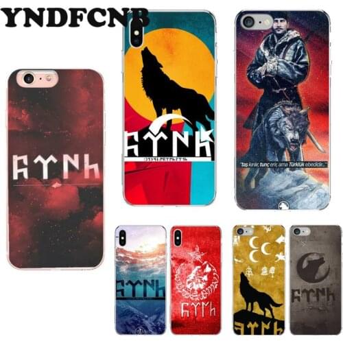 YNDFCNB Turkish language bozkurt gray wolf Phone Case cute cover for iPhone 8 7 6 6S Plus X XS MAX 5 5S SE XR 11 11pro promax