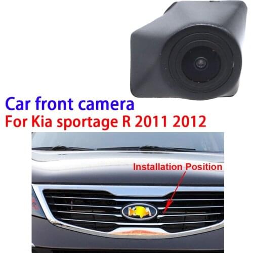 Waterproof Night Vision CCD Car Front View Logo Parking Camera For Kia sportage R 2011 2012 Installed under the car logo