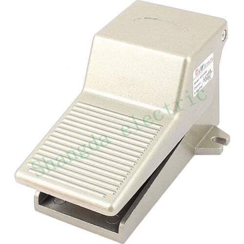 1x 4F210-08 Reset Foot Operated 5 Way 2 Position 1/4 Pneumatic Foot Pedal Valve Foot Air Pedal Valve Control