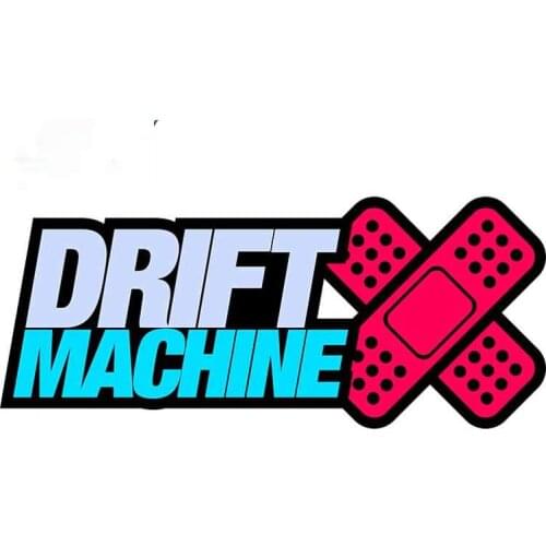 Cartoon Drift Machine Red Bandage Cartoon Car Sticker Scratch-Proof Decal Bumper Waterproof VAN Graphics Good Quality Waterproof