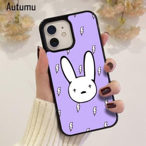 Phone Case for iPhone 12 mini X XS XR 11 Pro Max SE 2020 5 6S 7 8 Plus Samsung Galaxy S8 S9 S10 S20 S21 Bunny bad Cover