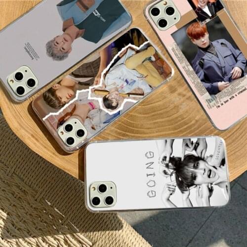 YNDFCNB Seventeen JUN DK JOSHUA kpop Phone Case for iPhone 11 12 pro XS MAX 8 7 6 6S Plus X 5S SE 2020 XR fundas