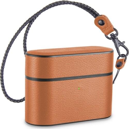 Genuine Leather Case for Apple AirPods Pro 3 Bluetooth Earphone Cover for Airpods Pro 3 Leather Cover for Arpods Airpods Case