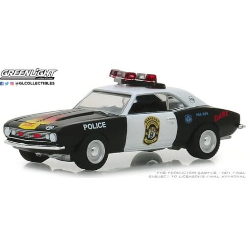 GreenLight 1:64 1967 Chevrolet Camaro Custom alloy toy car toys for children diecast model car Birthday gift