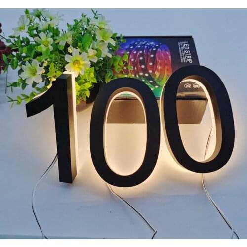 Customized halo lit 3D led letters LED Backlit Signage