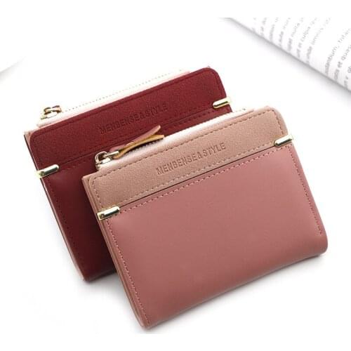 Short Wallet Women Coin Purse Wallets for Woman Small Wallet with Card Holder Ladies Clutch Female Pocket Purse Womens Wallet