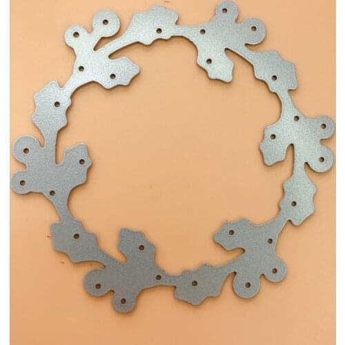 Leaf Ring Metal Cutting Dies Stencil Scrapbooking DIY Album Stamp Paper Emboss F1CC