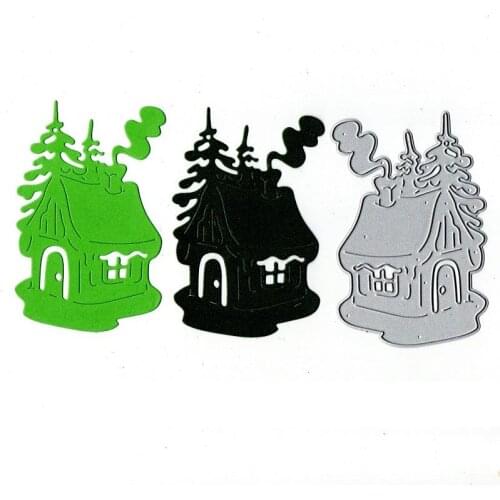 House Metal Cutting Dies for DIY Scrapbooking Album Paper Cards Decorative Crafts Embossing Die Cuts