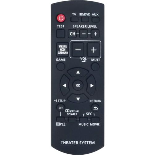 New N2QAYB000417 Replaced Remote Control fit for Panasonic SC-ZT2 SC-ZT2S SC-ZT1 SU-ZT1