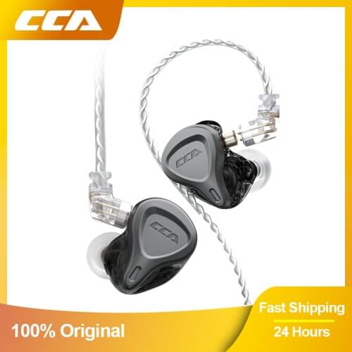 CCA CSN Headset Hybrid Technology 1BA+1DD Wired Earphones With Microphone HiFi Monitor In Ear Earbuds Noise Reduction Headphones