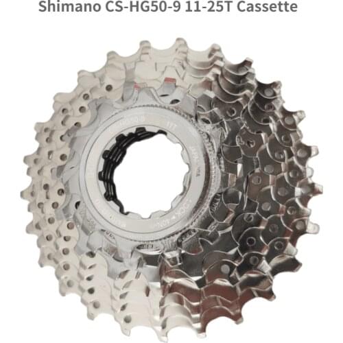 Shimano Deore-Alivio CS-HG50-9 11-25T 12-25T Speed MTB Cassette Freewheel