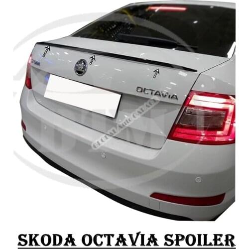 For SKODA OCTAVIA Spoiler 2004-2021 Auto Accessory Universal Spoilers Car Antenna For Car Styling Sill Diffüser