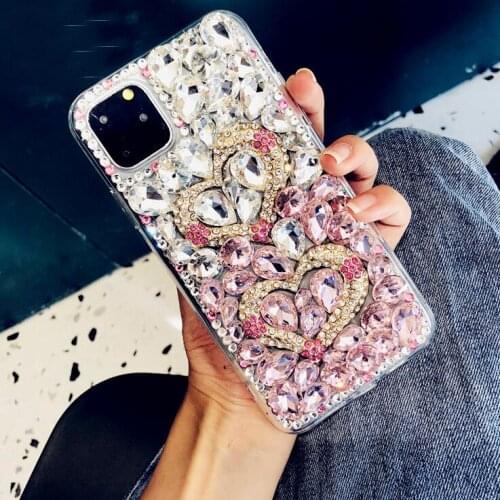 Sunjolly for Samsung Galaxy Note 20 Case Note 8 Note 9 Note 10 Plus Lite Note 20 Ultra Phone Case Diamond Cover coque
