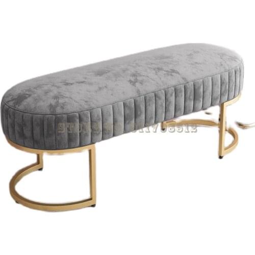 Light luxury clothing store shoe fitting stool fitting room shopping mall waiting area rest stool Nordic shoe changing stool sho