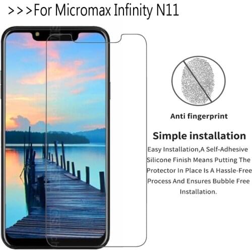 Tempered Glass Micromax Infinity N11 Phone Screen Protector Film Protective Cover For N 11