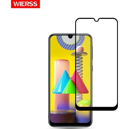 Full Glue Cover Tempered Glass Protector for Samsung Galaxy M01 SM-M015F for Samsung Galaxy A01 SM-A015F M31 M21 Glass Film