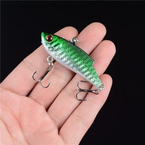 1pcs Fishing Lure Winter VIB Spoon Bait 5.7cm 10g Hard Crankbait Wobbler Isca Artificial Peche Salmo for Fishing