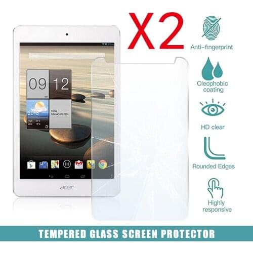 2Pcs Tablet Tempered Glass Screen Protector Cover for Acer Iconia W3 810 9H Tempered Glass Screen Protector Film
