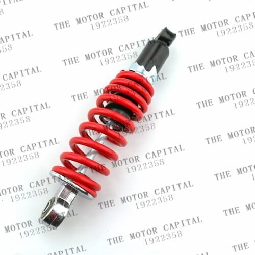High porformance go-karting ATV Motocross Electric car red rear shock absorbers length 250mm spring 8mm