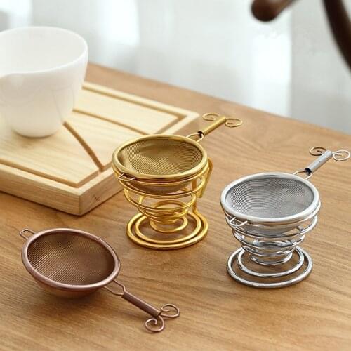 100Pcs/Lot Stainless Steel Tea Filter Tea Leakage Creative Japanese Filter Tea Filter kungfu Tea Set Accessories Wholesale