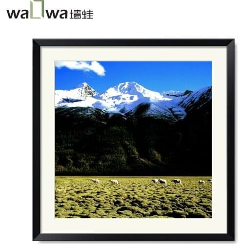 Li Ziqing wall frog photography landscape painting frame painting has the decorative painting of modern living room study