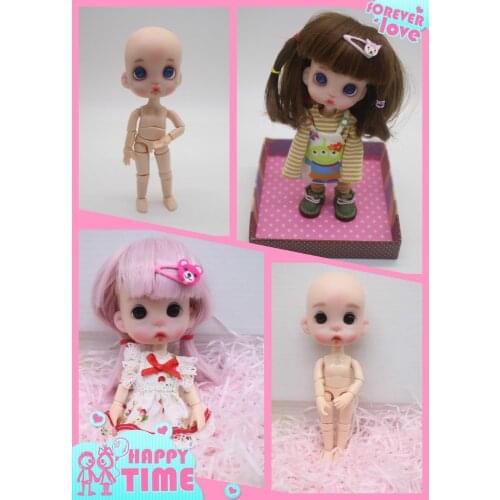 OB11 doll customization 1/8 BJD dolls OB doll DIY polymer clay doll mini doll