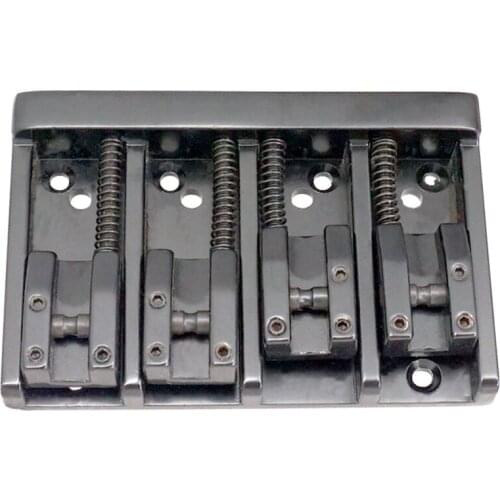 New Electric Bass Bridge Fixed 4 String Bass Bridge Guitar Strings Bridge Guitar Accessories Parts Musical Instrument