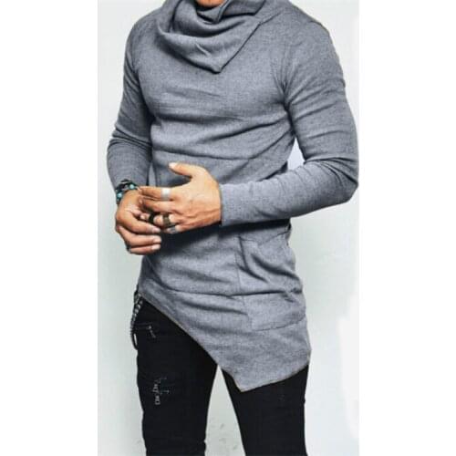 MRMT 2021 Brand New Spring and Autumn Mens Blouses with Long Sleeves for Male Slim Collars Tops