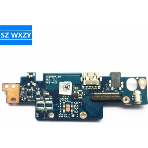 UX560UX IO_Board REV 2.1 For ASUS UX560U UX560UX UX560UA UX560UXK Q534UX Q534U IO USB Audio Board 100% Tested Fast Ship