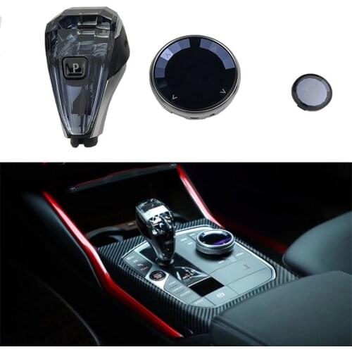 Fit for BMW new 3 Series G Chassis g20 g28 Crystal Gear Shift Knob handle Crystal button one-button start high quality