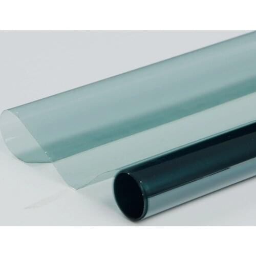 SUNICE 50cmx600cm Light Blue Car Window Tint Car Window Glass Tint 75%vlt Solar Protector for Auto Car Window Glass Universal